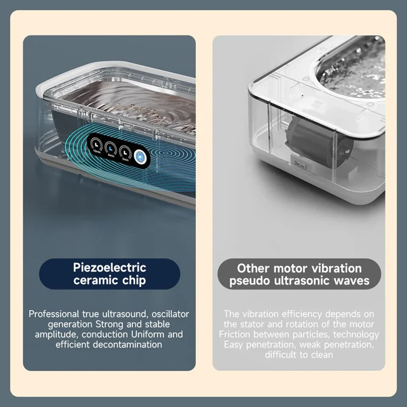 JewelyClin 47KHz Ultrasonic Jewellery and Glasses Cleaner