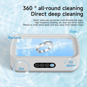JewelyClin 47KHz Ultrasonic Jewellery and Glasses Cleaner