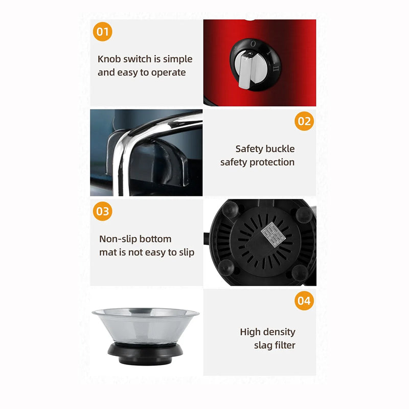 Juicilox High-Speed Centrifugal Juicer Machine for Home