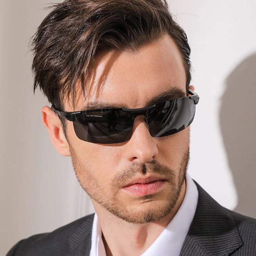 Lazairx Photochromic Polarised Sunglasses - Adaptive UV400 Eyewear