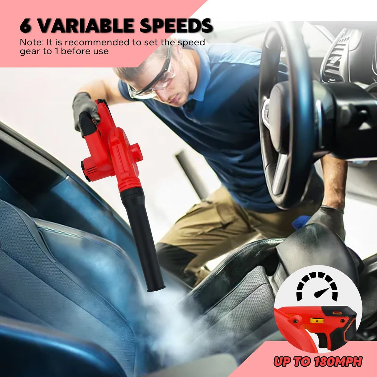 LeafiJet 2-in-1 Cordless Leaf Blower and Vacuum Milwaukee 18V Compatible