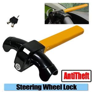 Heavy-Duty Steering Wheel Lock for Anti-Theft Protection