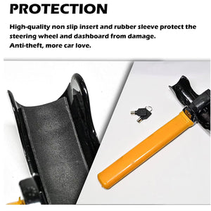 Heavy-Duty Steering Wheel Lock for Anti-Theft Protection