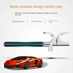 LockSpino Anti-Theft Steering Wheel Lock with Window Breaker