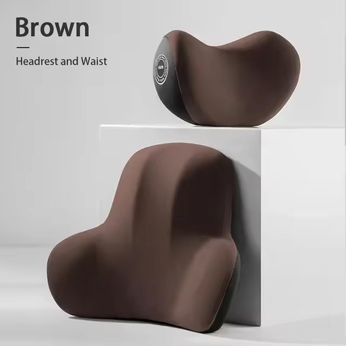 LubeCarok Ergonomic Car Lumbar Support & 3D Neck Pillow