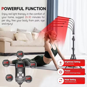 LumiNexof Red Light Therapy Lamp for Skin Care & Muscle Recovery