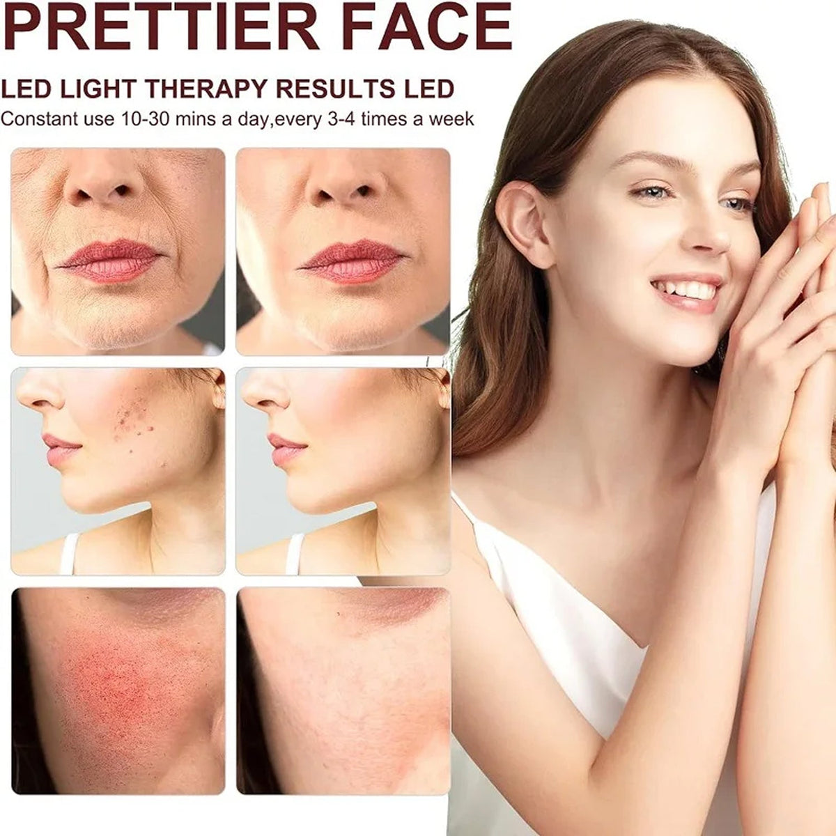 LumiNexof Red Light Therapy Lamp for Skin Care & Muscle Recovery