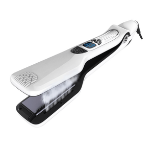 LuxeGlide Professional Steam Ion Hair Straightener for Frizz-Free Shine