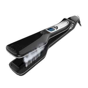 LuxeGlide Professional Steam Ion Hair Straightener for Frizz-Free Shine