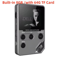MelodyMixe Bluetooth MP3 Player | 50h Battery & Lossless Hi-Fi Audio