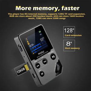 MelodyMixe Bluetooth MP3 Player | 50h Battery & Lossless Hi-Fi Audio