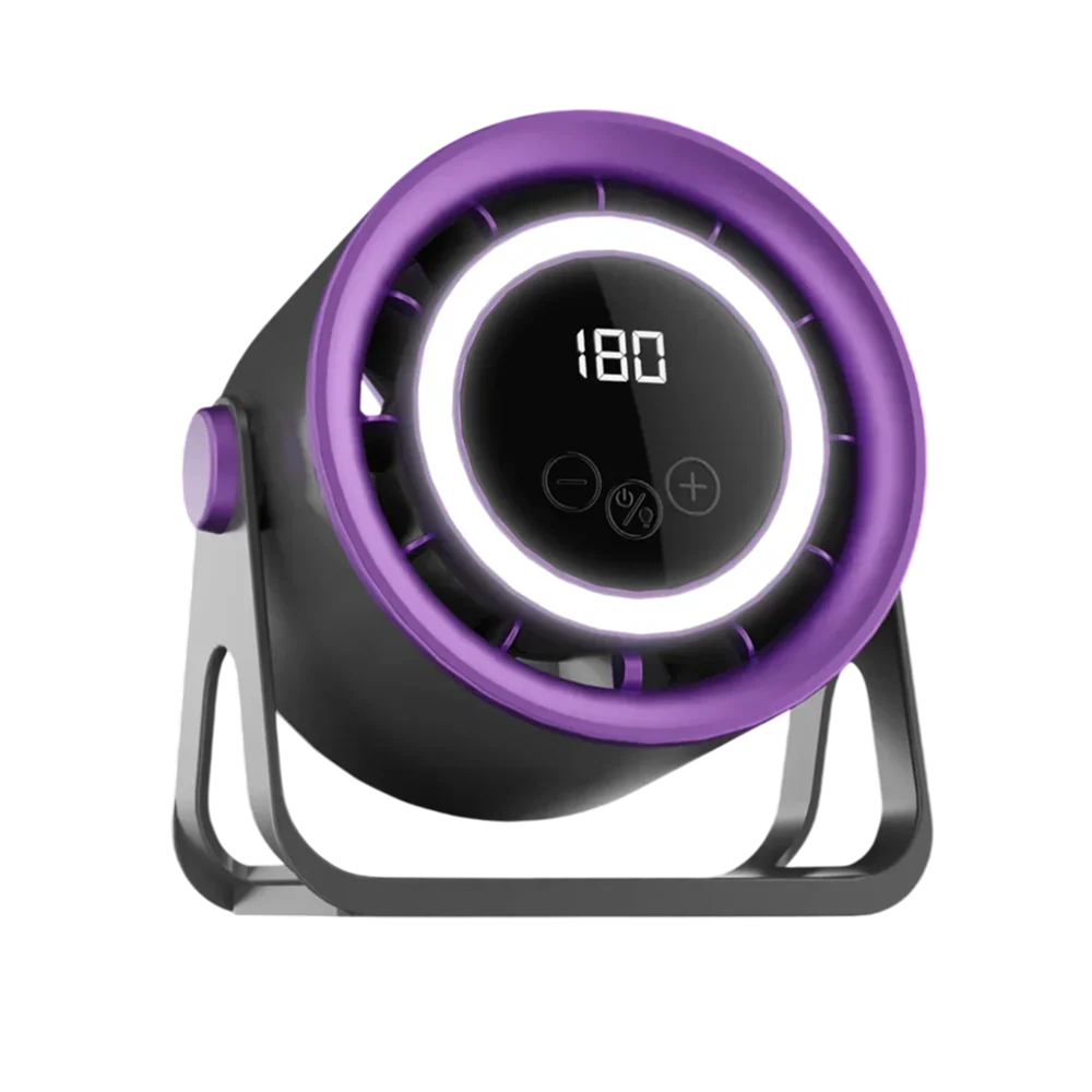 MinyKool Bladeless Quiet Desk Fan with 180 Speed Levels