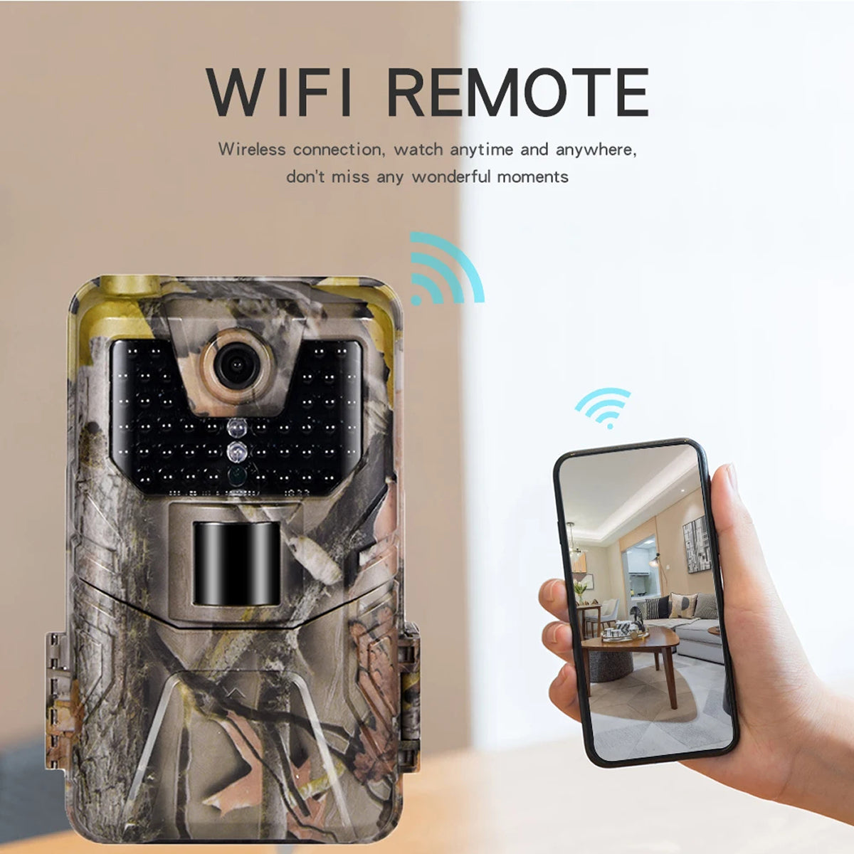 MosSnapie 4K WiFi Garden Trail Camera UK