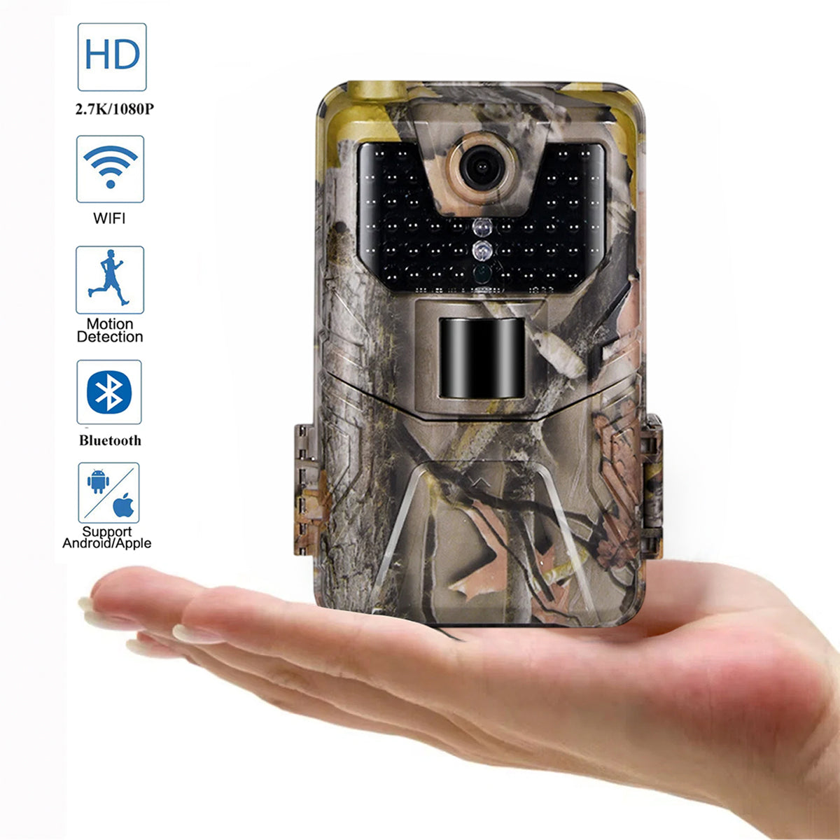 MosSnapie 1080P Wildlife Camera with WiFi and Bluetooth