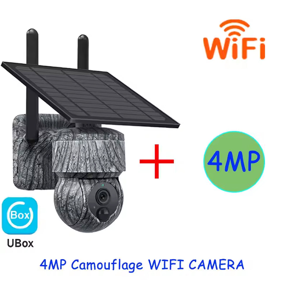 Nebulitx Solar Powered Security Camera Outdoor 4MP HD Waterproof