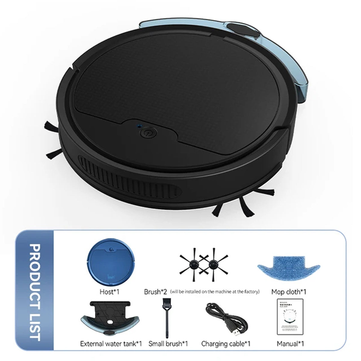 NestikDust Smart 3-in-1 Robot Vacuum and Mop