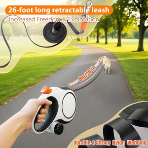 PawiZico Heavy-Duty Retractable Dog Leash 26ft