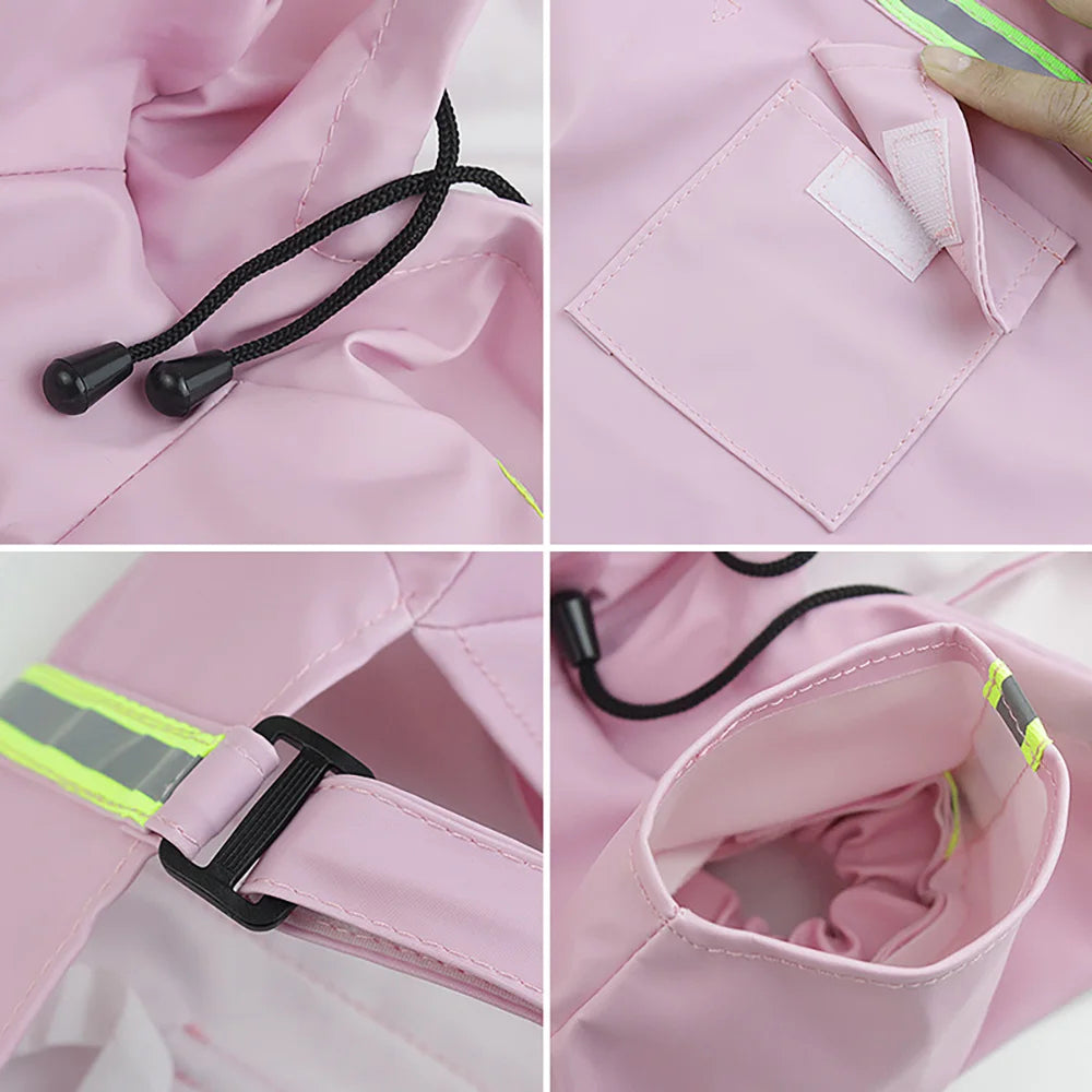 PawieVeil Waterproof Dog Raincoat | Reflective All-Weather Coat