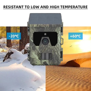 PawnixCam Solar Powered Wildlife Trail Camera UK - 4K 50MP