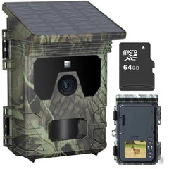 PawnixCam Solar Powered Wildlife Trail Camera UK - 4K 50MP