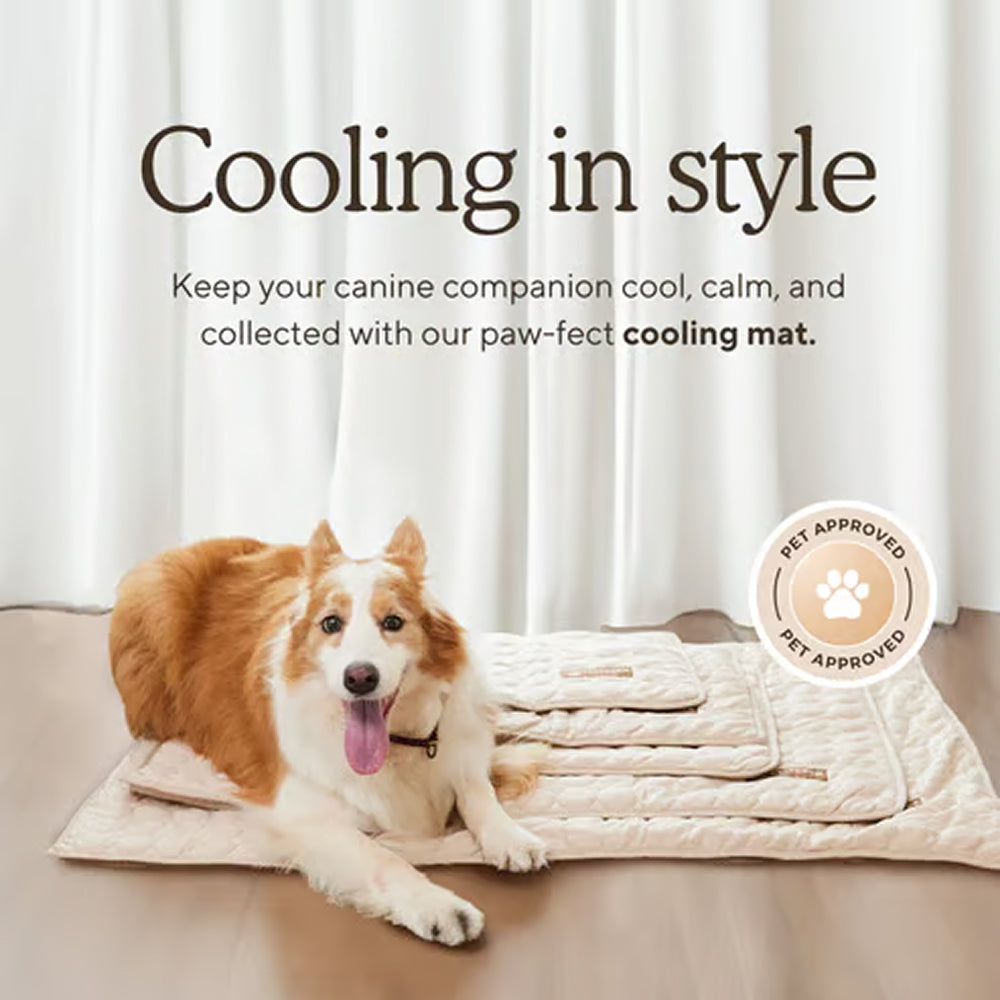 Pawolaf Dog Cooling Mat - Gel-Free Heat Relief for Pets