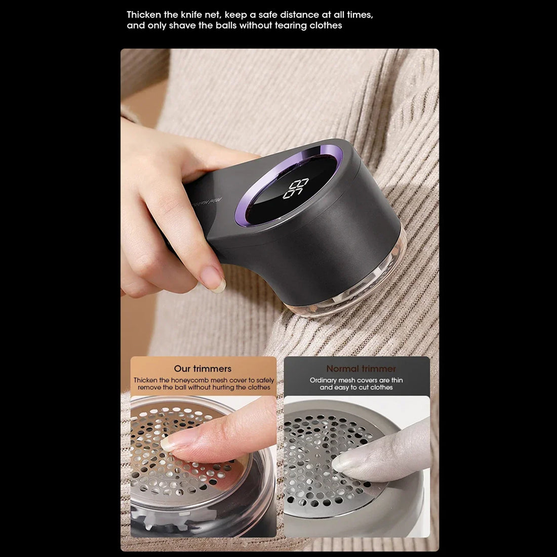 PlushiFiex Fabric Shaver | Best Lint & Bobble Remover UK