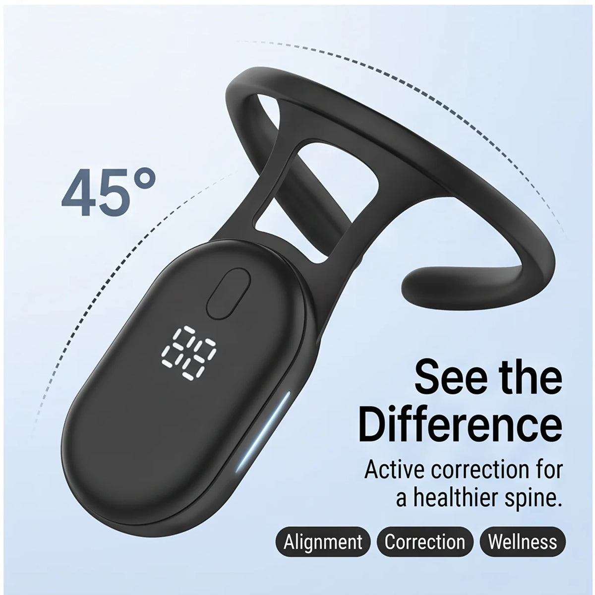 PostuRiq Smart Posture Corrector - UK Wearable Trainer