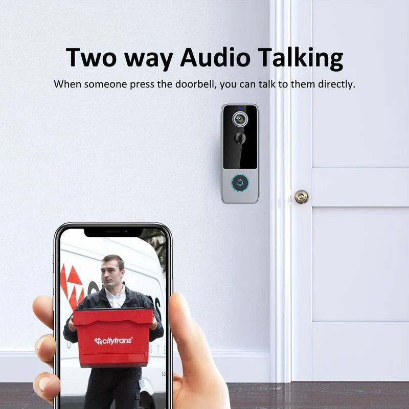 PurePeeki Wireless Video Doorbell Without Subscription