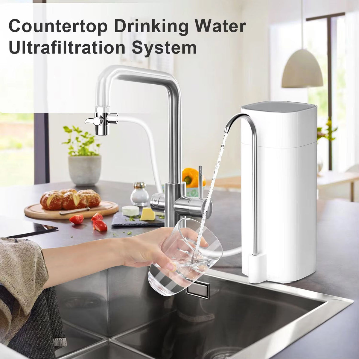 PuryTapi Countertop Water Filter 8000 Gallon Capacity