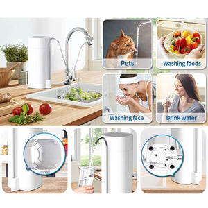 PuryTapi Countertop Water Filter 8000 Gallon Capacity