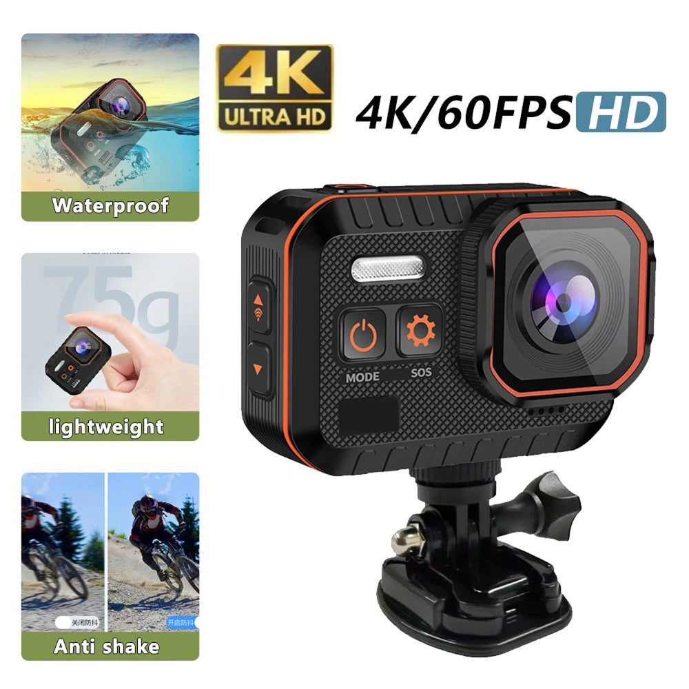 ReefiSnap 4K 60fps Waterproof Underwater Action Camera
