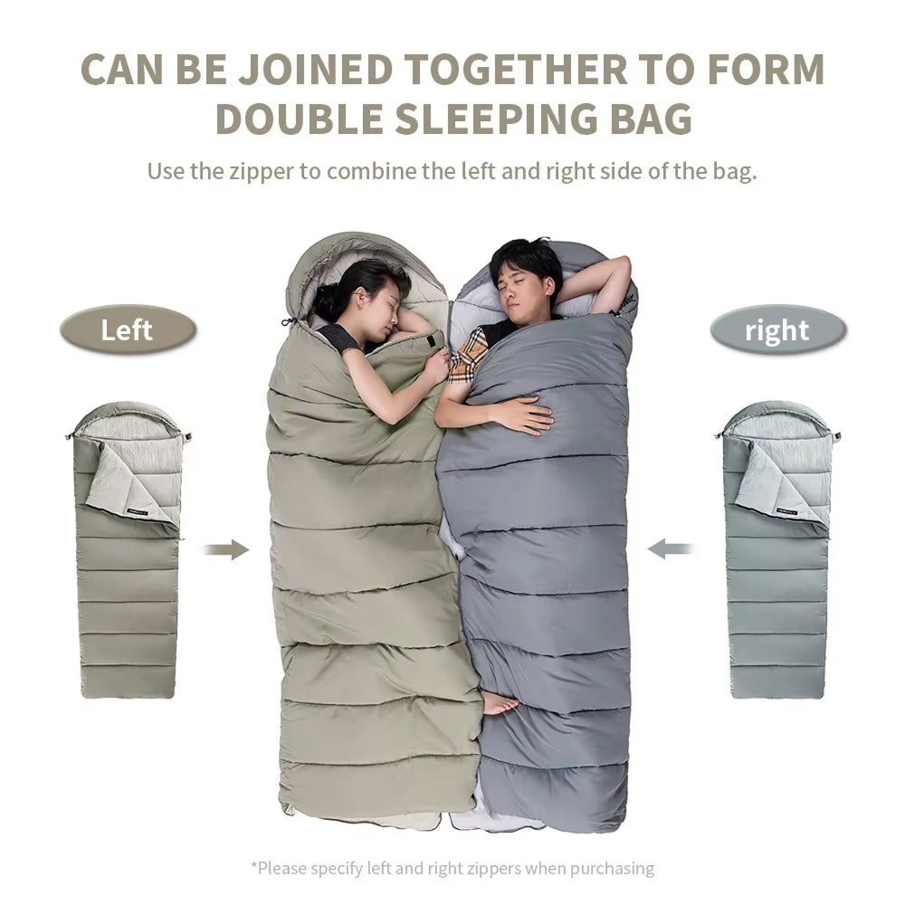 RestZipo Portable & Spliceable Camping Sleeping Bag UK