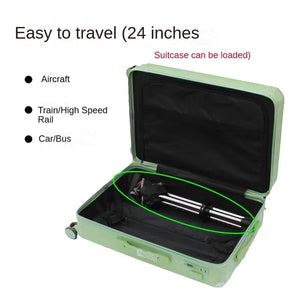 Restixi 2-in-1 Lightweight Folding Walking Stick with Integrated Seat