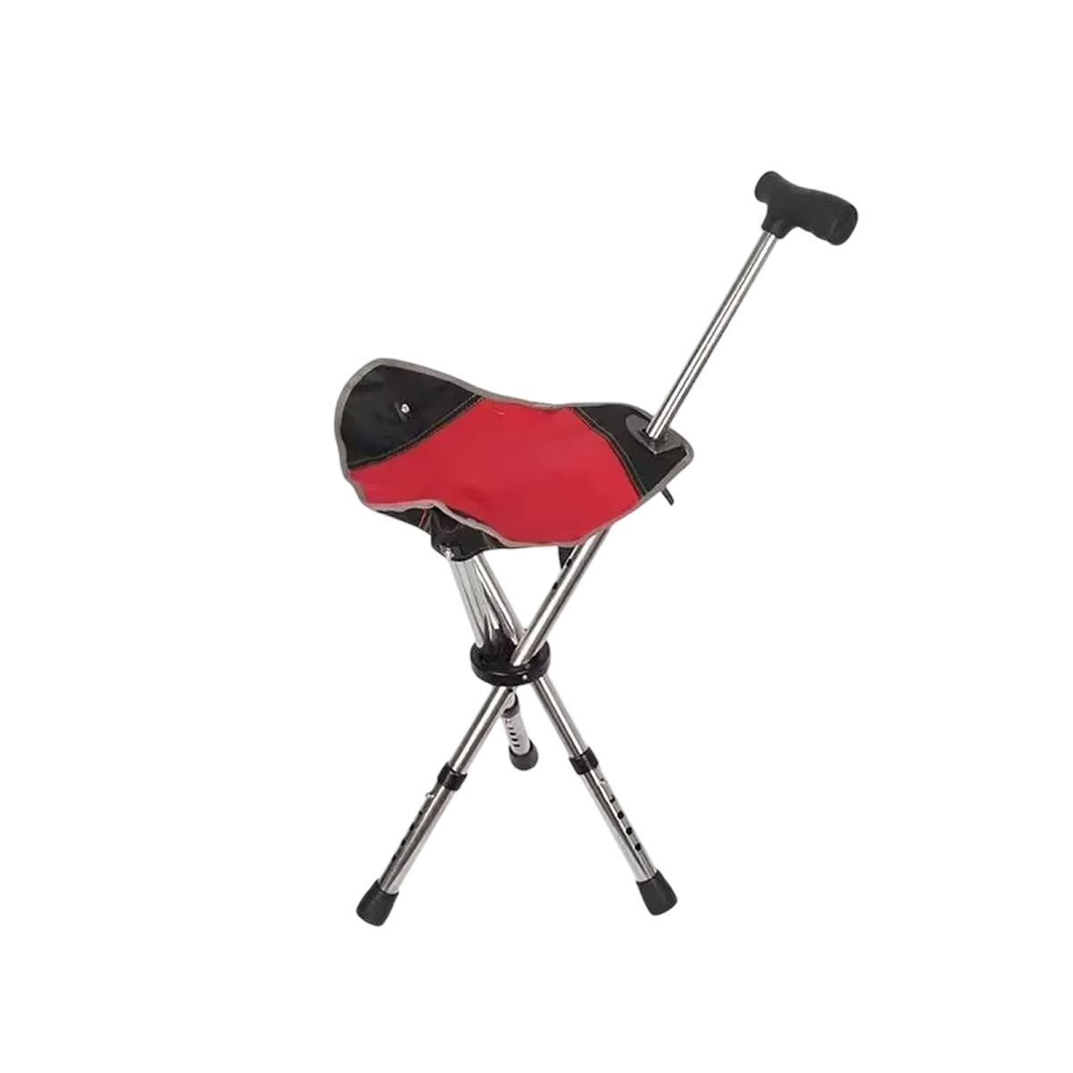 Restixi 2-in-1 Lightweight Folding Walking Stick with Integrated Seat