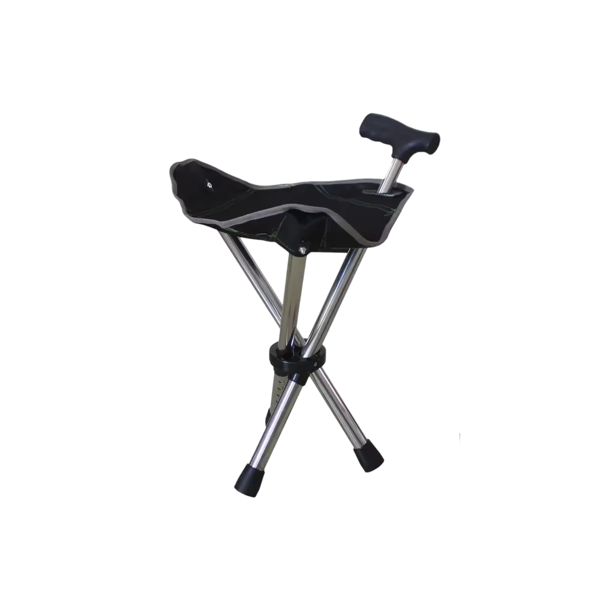 Restixi 2-in-1 Lightweight Folding Walking Stick with Integrated Seat