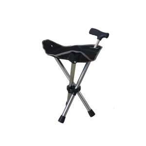 Restixi 2-in-1 Lightweight Folding Walking Stick with Integrated Seat