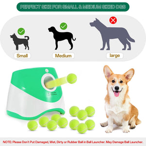 RodoWufi Automatic Dog Ball Launcher for Small to Medium Dogs