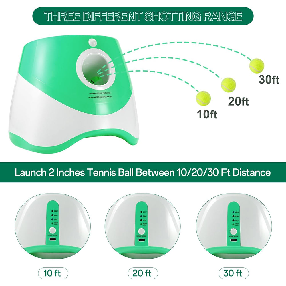 RodoWufi Automatic Dog Ball Launcher for Small to Medium Dogs