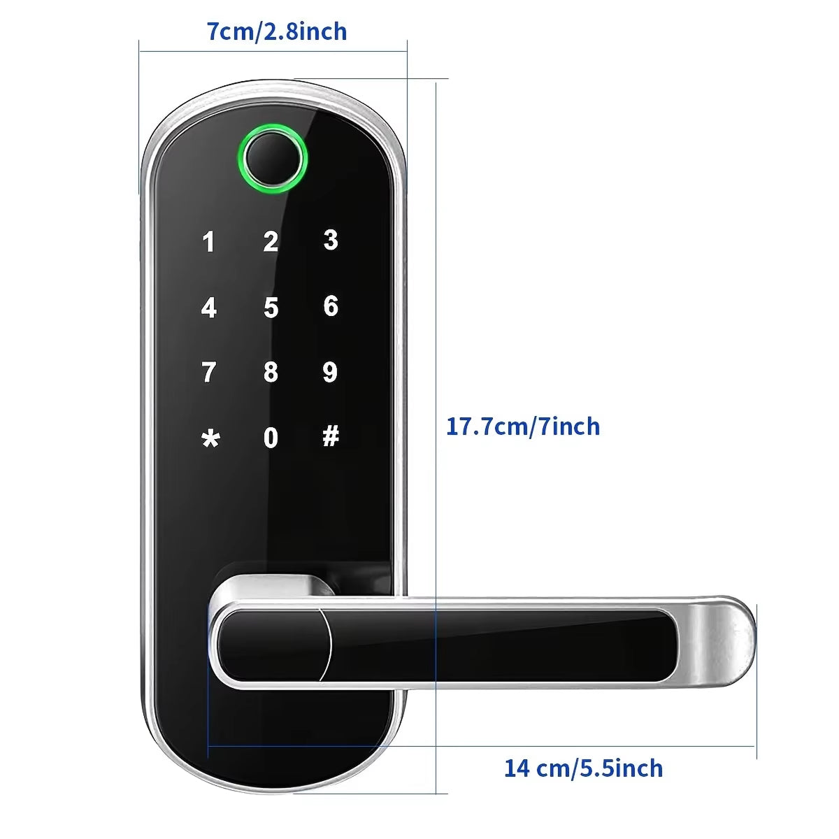 SafeeBolt Smart Lock with 0.1s Biometric Fingerprint Recognition