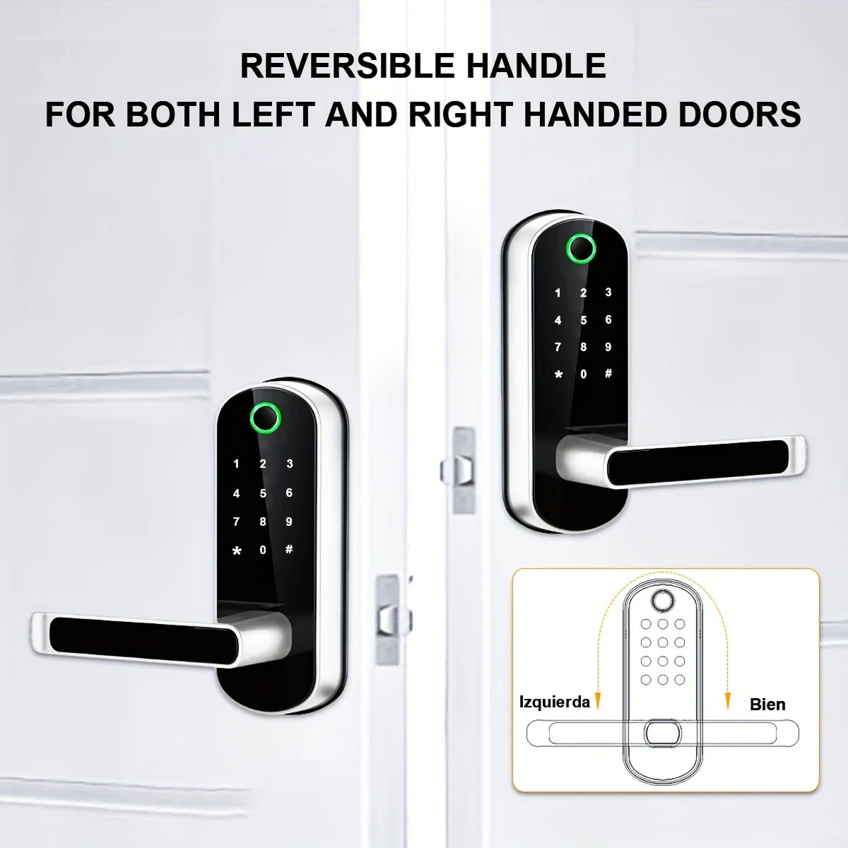 SafeeBolt Smart Lock with 0.1s Biometric Fingerprint Recognition