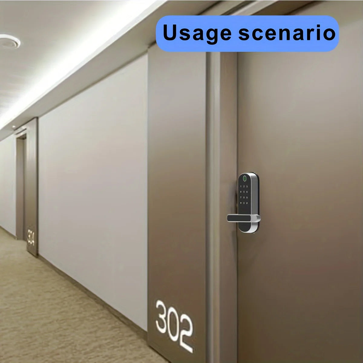 SafeeBolt Smart Lock with 0.1s Biometric Fingerprint Recognition