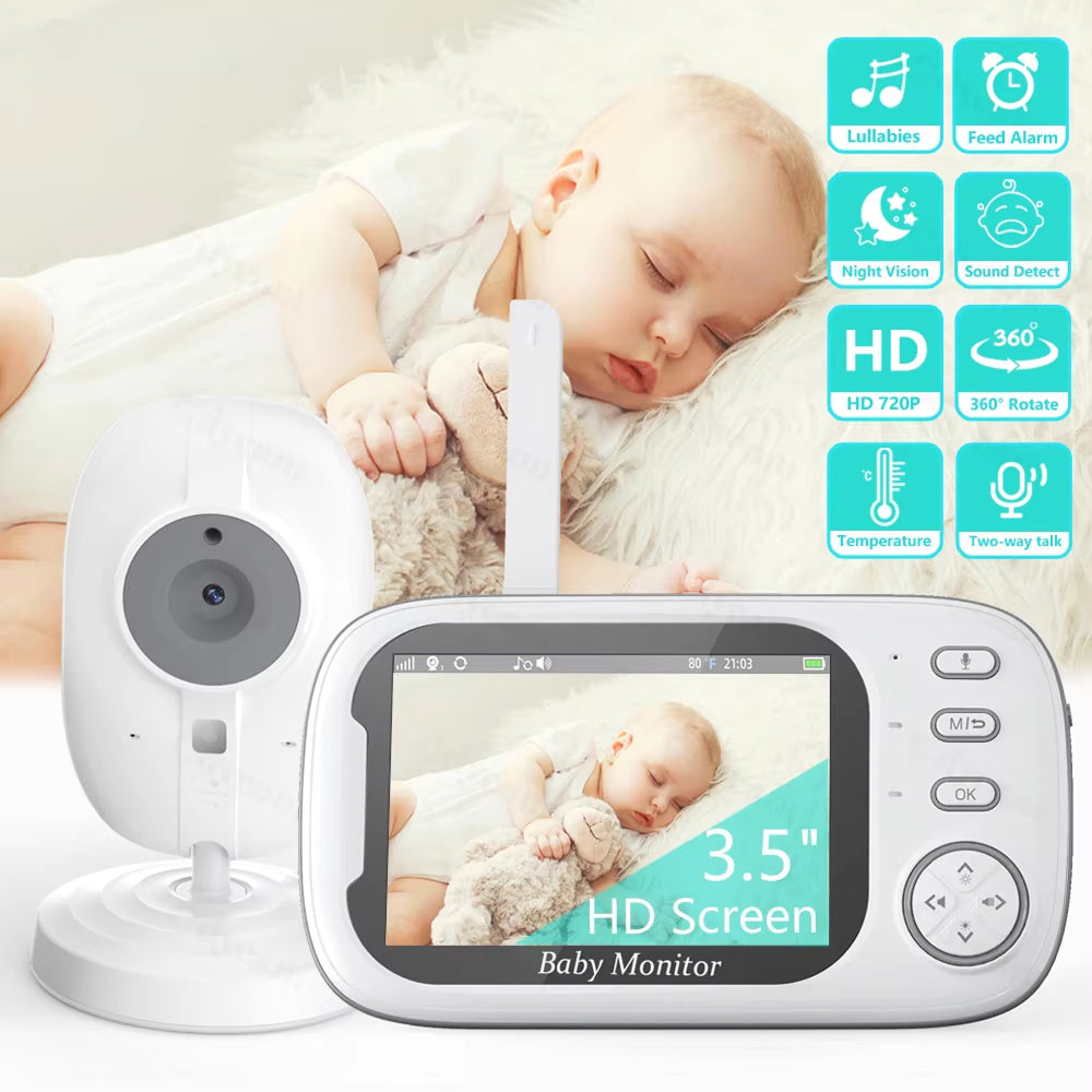 SecurNesto No-WiFi Baby Monitor with 3.5" HD Screen