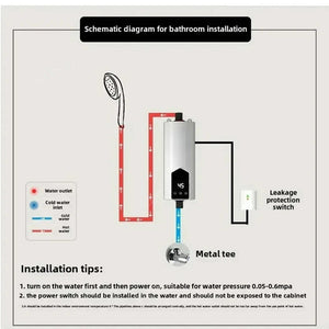 SinkLye Instant Hot Water Heater - Tankless Under Sink Heater UK