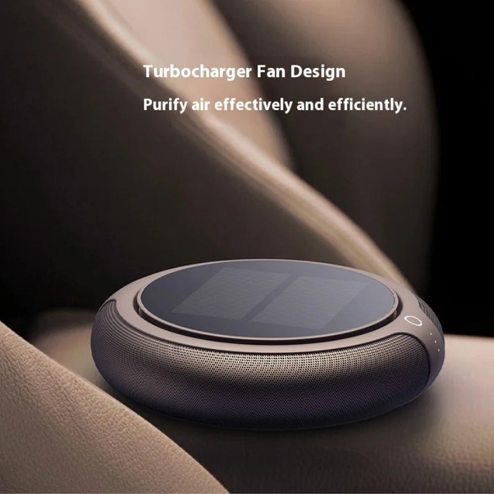 SkyeRidde Solar Car Air Purifier with HEPA Filter