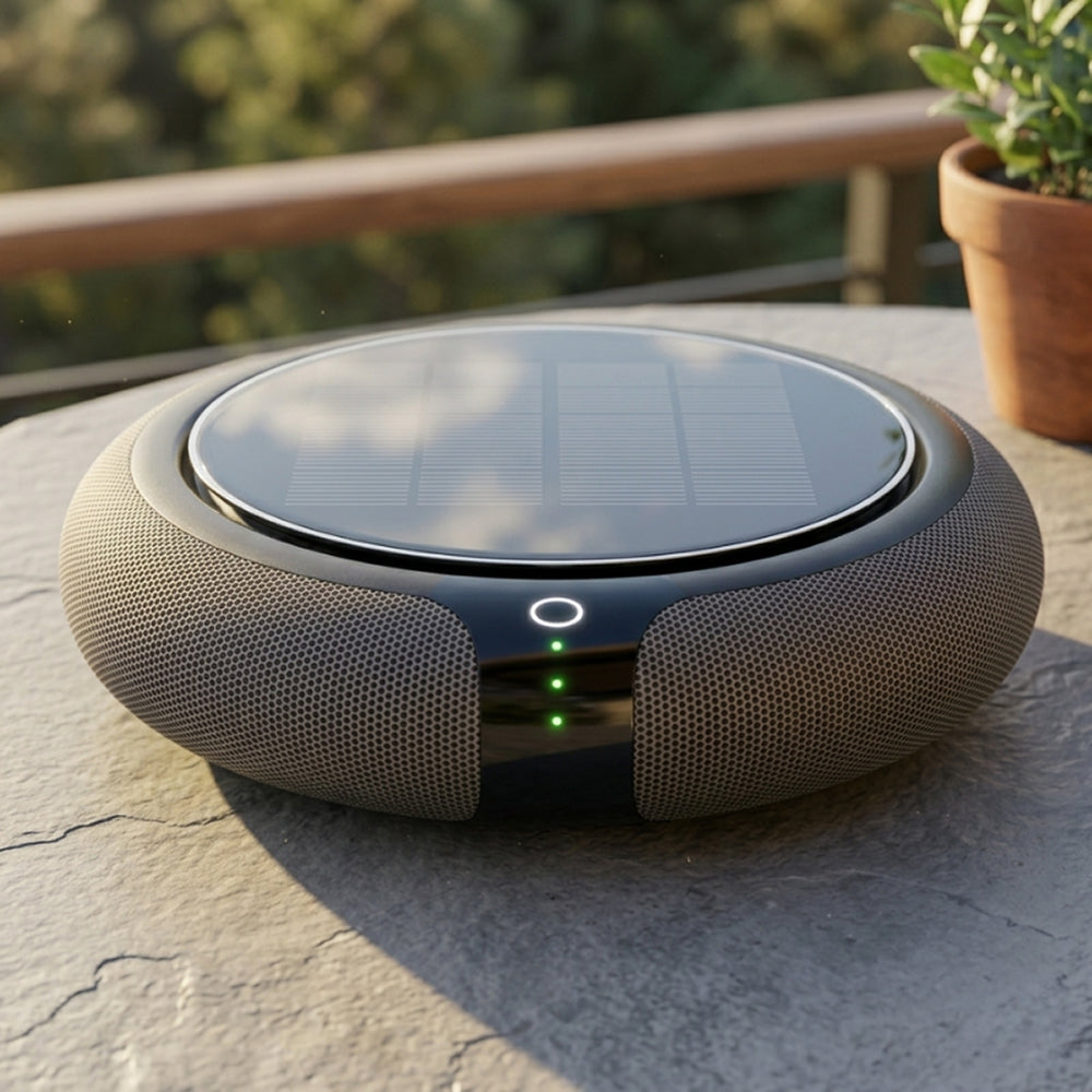 SkyeRidde Solar Car Air Purifier with HEPA Filter