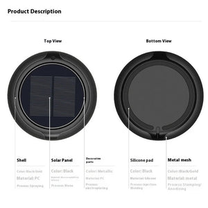 SkyeRidde Solar Car Air Purifier with HEPA Filter