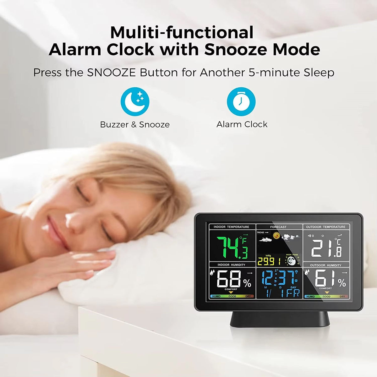 Skyrenux WiFi Home Weather Station with TN Colour Display