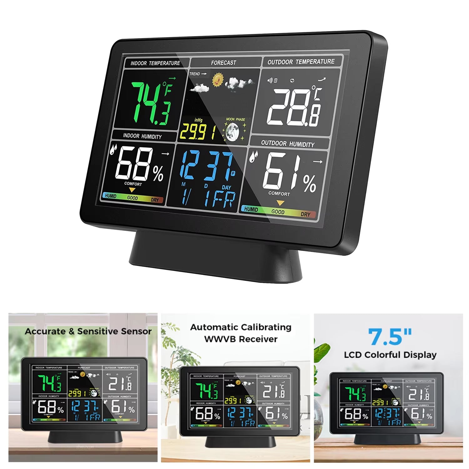Skyrenux WiFi Home Weather Station with TN Colour Display