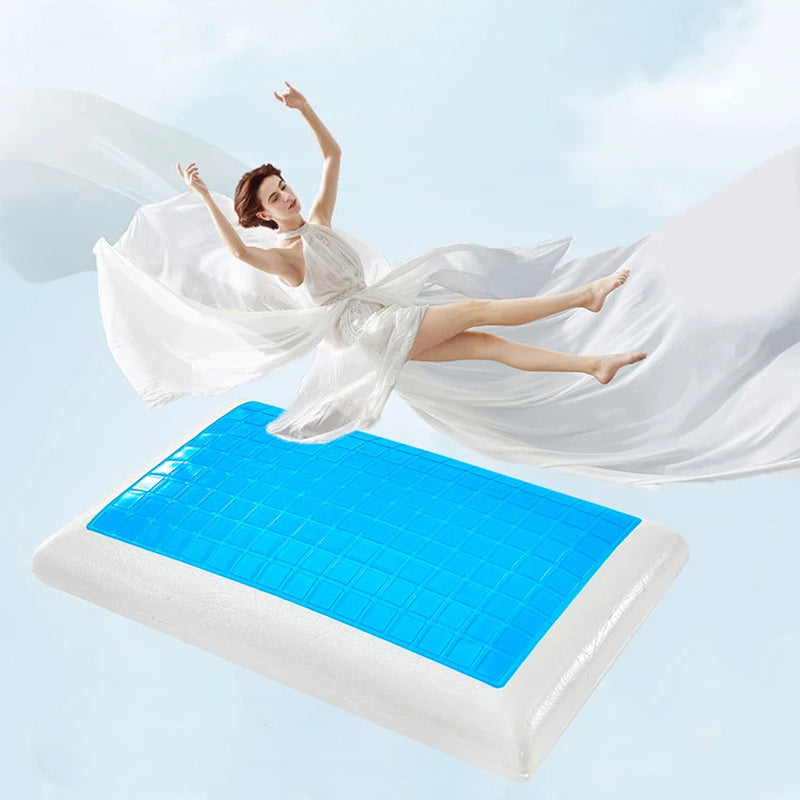 SlipiKool Gel Cooling Memory Foam Pillow for Hot Sleepers UK