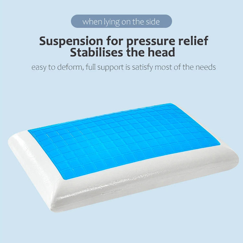 SlipiKool Gel Cooling Memory Foam Pillow for Hot Sleepers UK